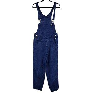 Vintage 90s Guess Overalls Y2K READ Womens Size 4 USA Indigo Blue Denim